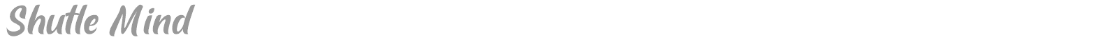 Shutle Mind font preview
